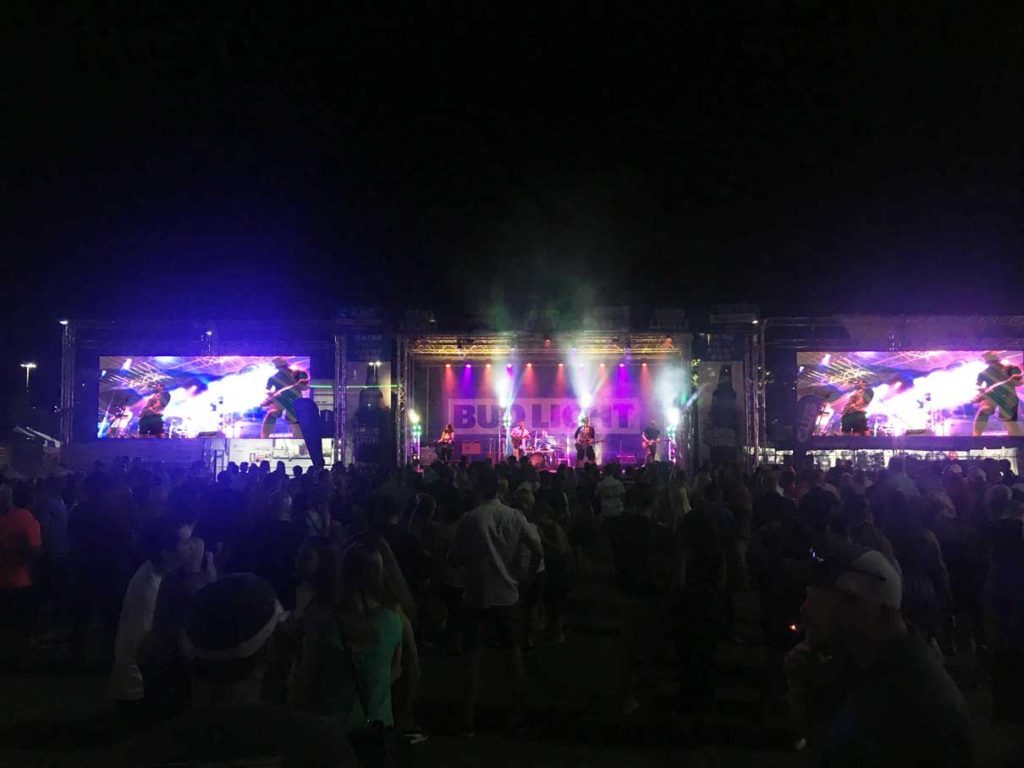 bud light concerts led screen