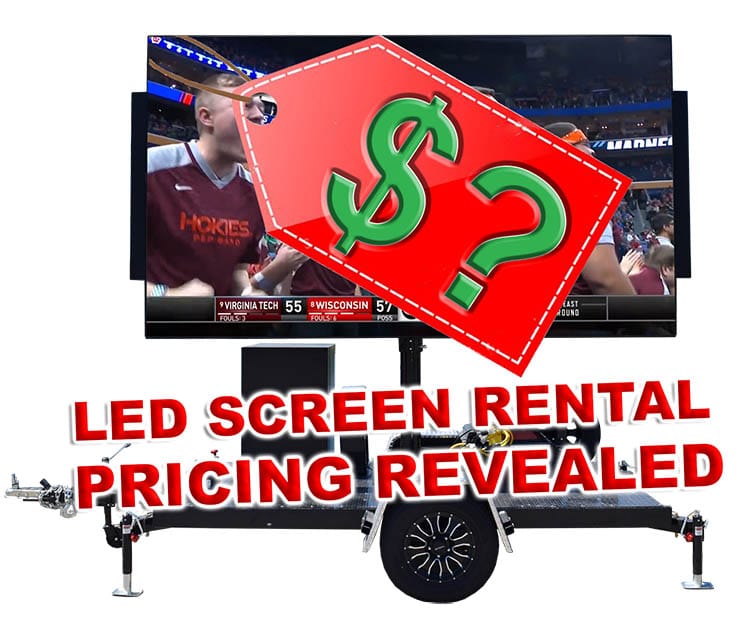 LED Portable Video Wall Rental Pricing Revealed