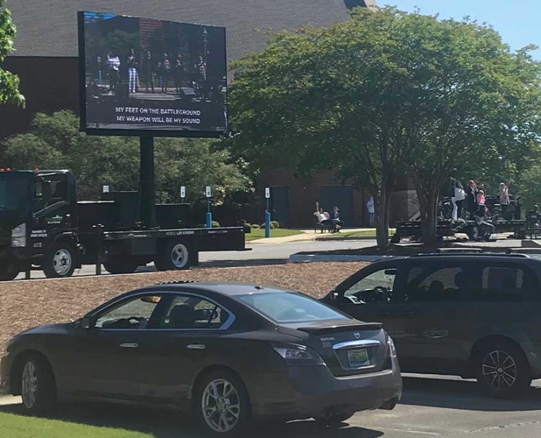 large display church led screen