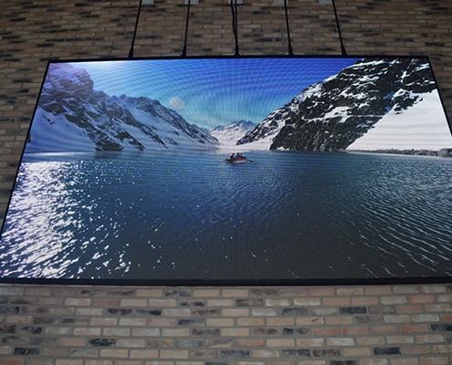 video wall installation led screen