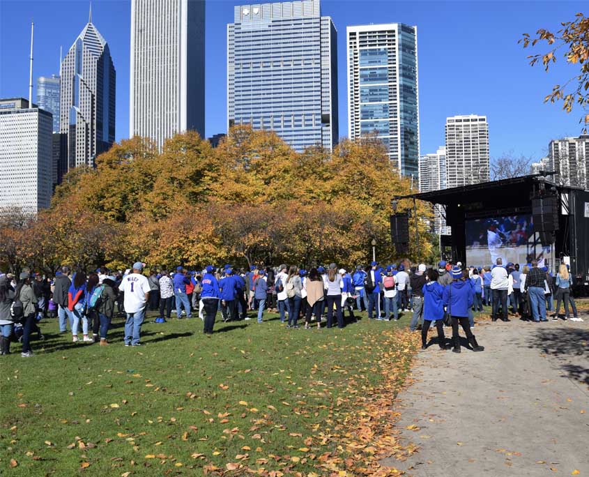 cubs tailgate led screen