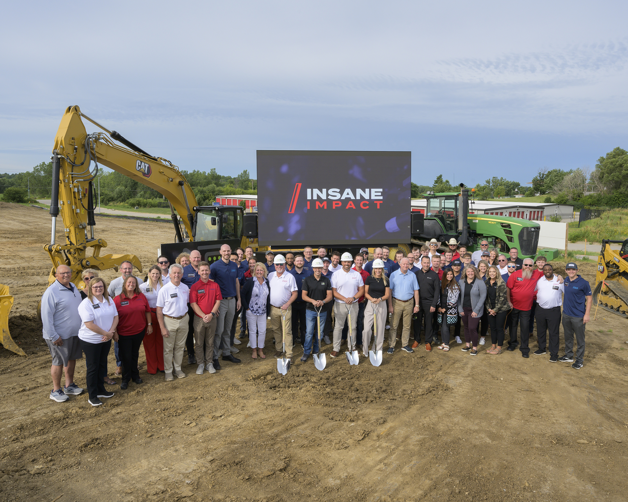 Company ground breaking ceremony