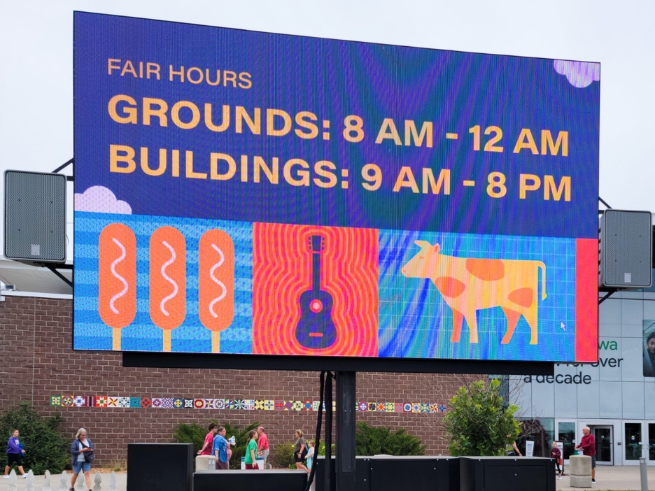 Iowa State Fair video board